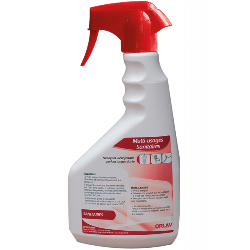 Spray nettoyant professionnel, dégraissant, surpuissant, multi-usages