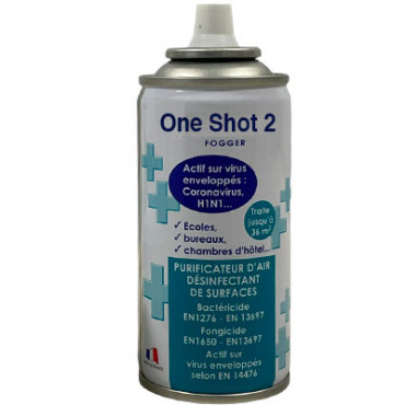 Spray One shot assainisseur d'air Virucide - Aérosol 150 mL
